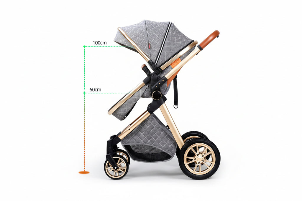 Poussette pour Bébé 3-en-1 Pliable